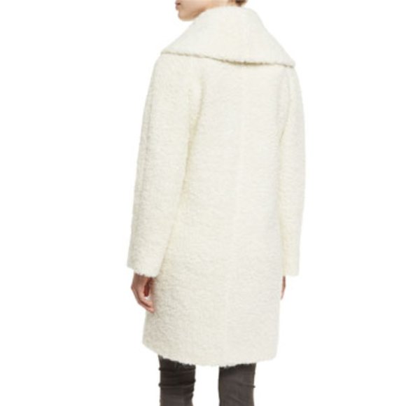 Vince Fuzzy Knit Boucle Coat - Picture 7 of 7